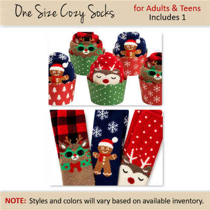 Christmas Cozy Socks — Cupcake Gift Box