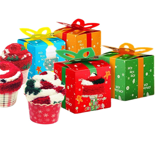 Christmas Gift Box – Cupcake Socks for Adults & Teens