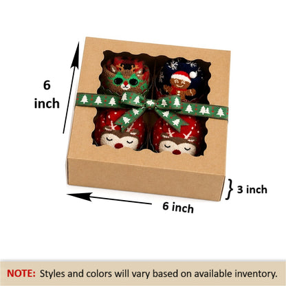 Holiday Gift Set — Cozy Christmas Socks Gift Box