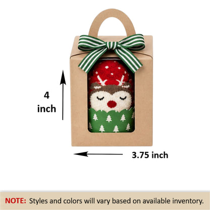 Christmas Cozy Socks — Cupcake Gift Box