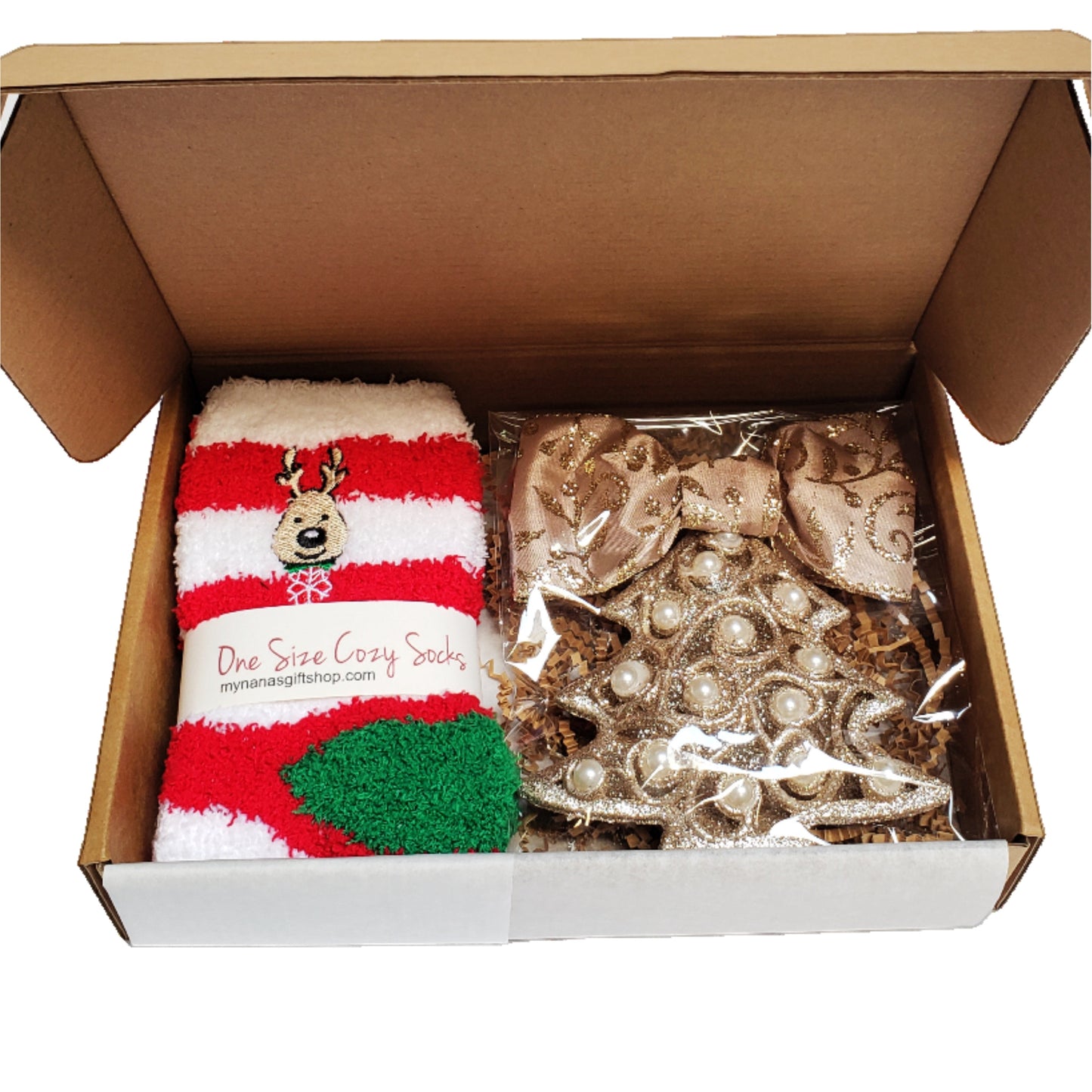 Christmas Gift Box – Cozy Socks & Ornament for Adults