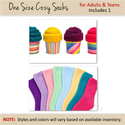 Celebration Party Favors — Cozy socks Cupcakes
