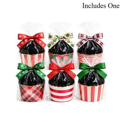 Lump of Coal Cozy Socks Cupcake