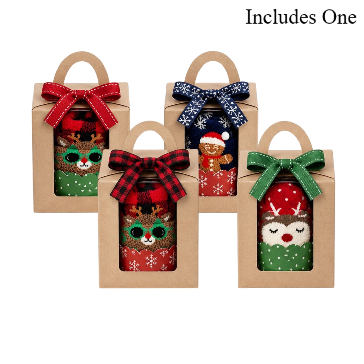 Christmas Cozy Socks — Cupcake Gift Box