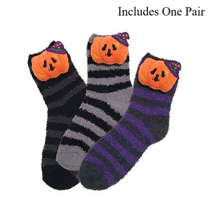 Pumpkin Halloween Cozy Socks
