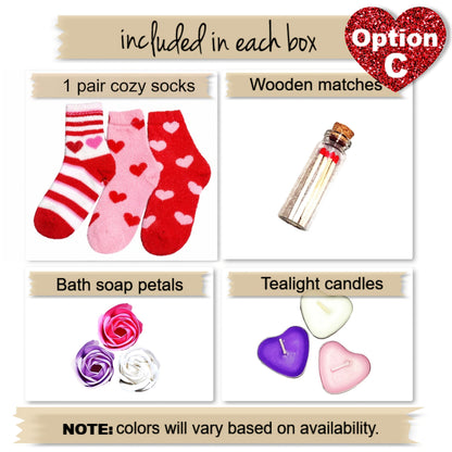 Teens Valentine’s Gift Set – Cozy Socks Gift Box