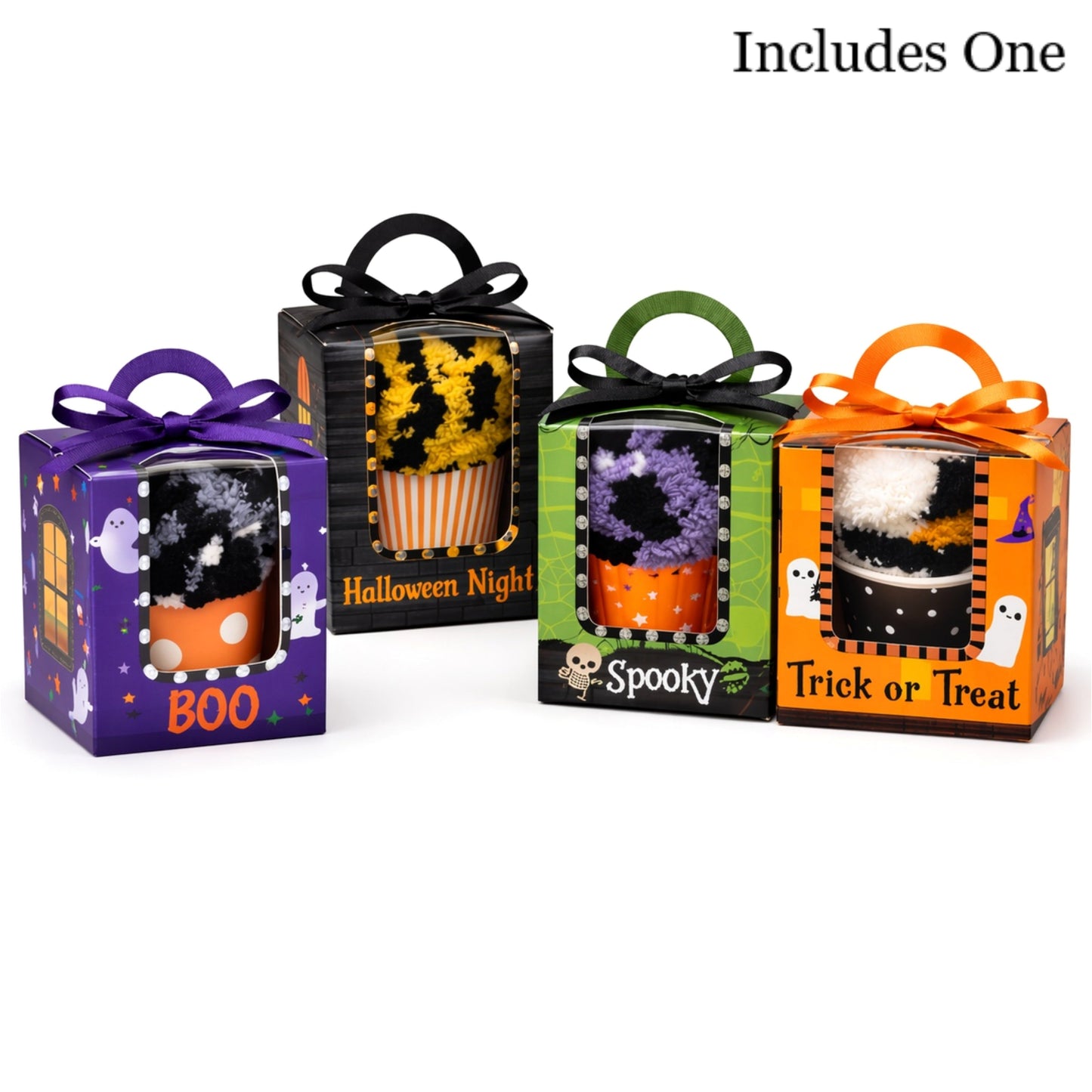 Halloween Sock Cupcake Gift Box – Cozy Socks Gift