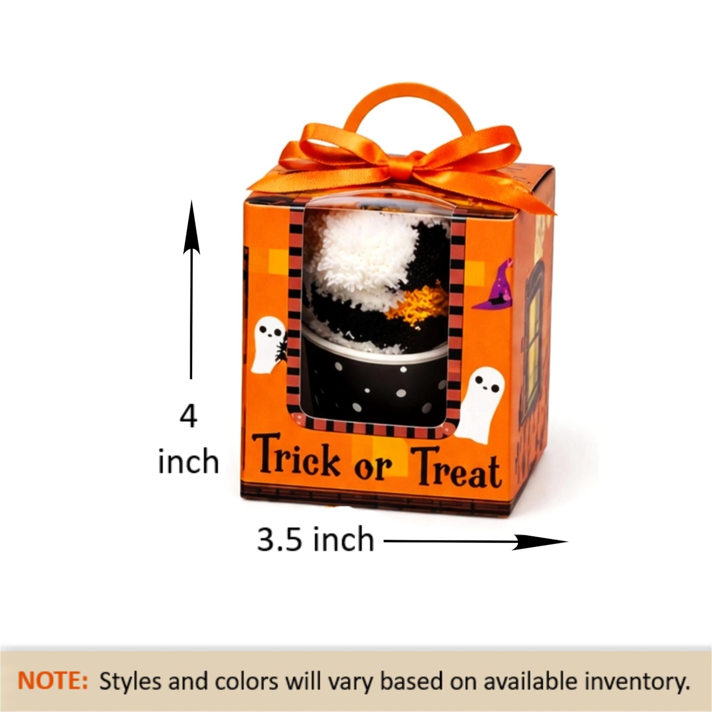 Halloween Sock Cupcake Gift Box – Cozy Socks Gift