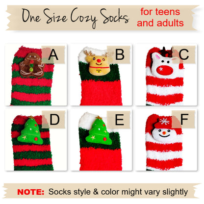 Cozy Christmas Socks for Teens & Adults