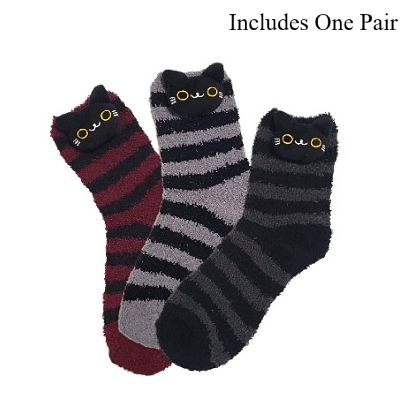 Black Cat Halloween Socks