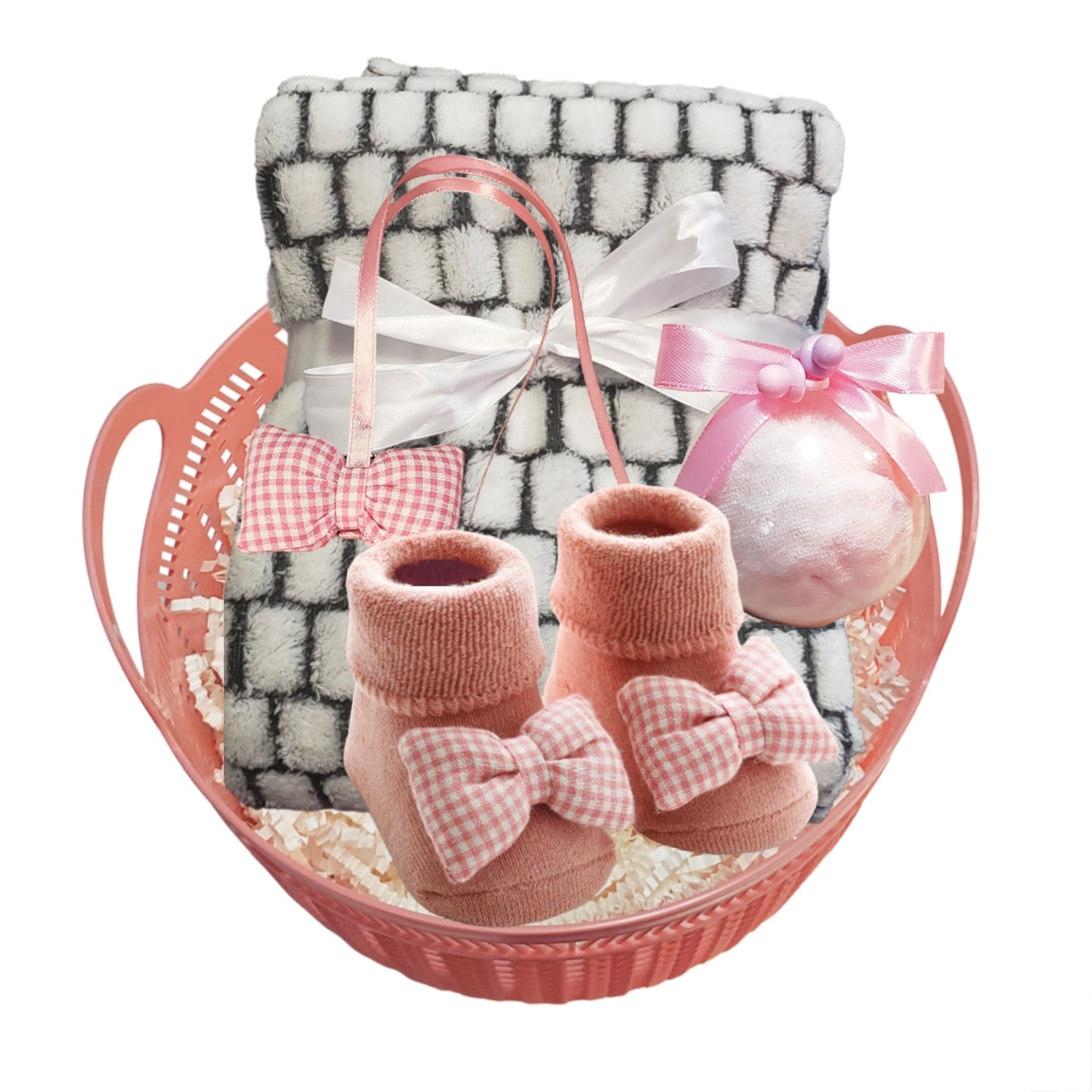 Baby Girl Gift Set Pink Baby Shower Gift Basket