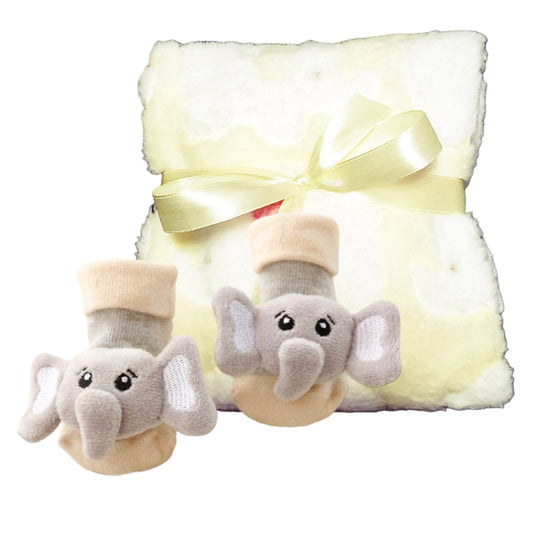 Gender Neutral Baby Elephant Gift Set